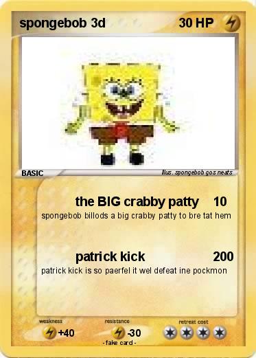 Pokemon spongebob 3d