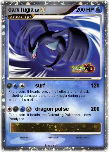 Pokemon dark lugia