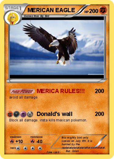 Pokemon MERICAN EAGLE