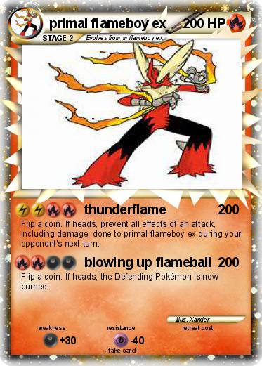 Pokemon primal flameboy ex
