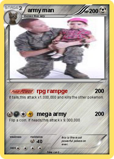 Pokemon army man