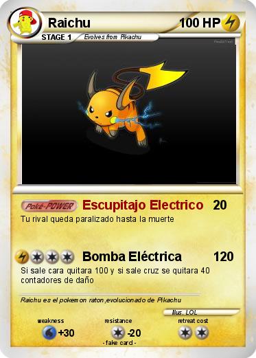 Pokemon Raichu