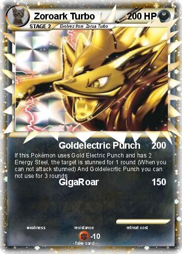 Pokemon Zoroark Turbo