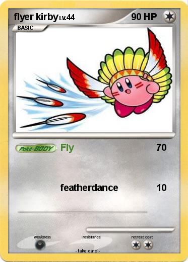 Pokemon flyer kirby