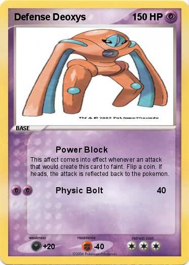 Pokemon Defense Deoxys