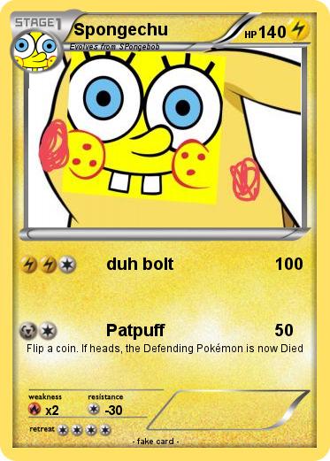 Pokemon Spongechu