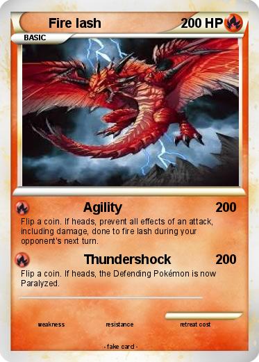 Pokemon Fire lash