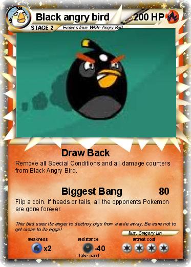 Pokemon Black angry bird
