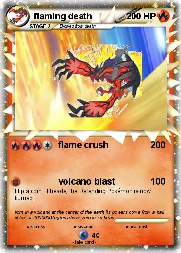Pokemon flaming death