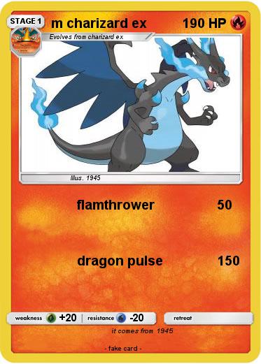Pokemon m charizard ex