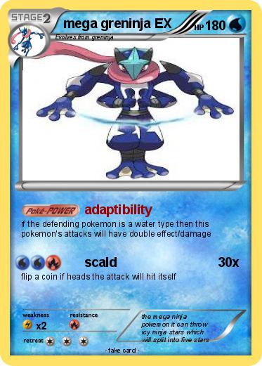 Pokemon mega greninja EX