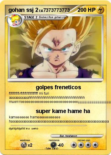 Pokemon gohan ssj 2