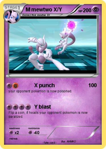 Pokemon M mewtwo X/Y