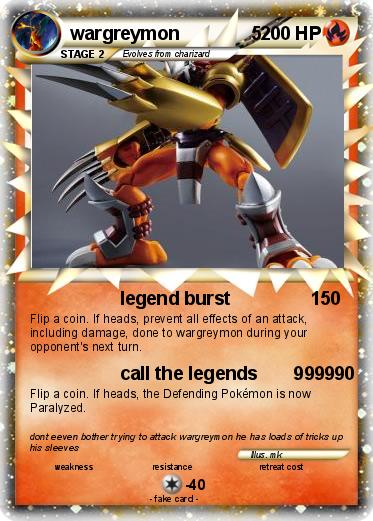 Pokemon wargreymon              5