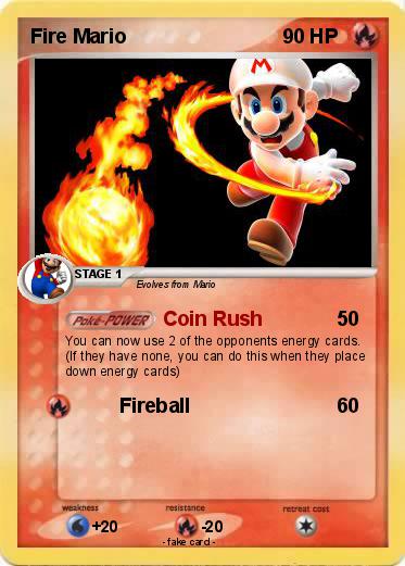 Pokemon Fire Mario