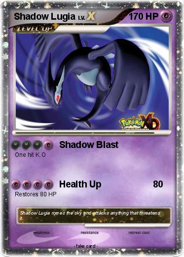Pokemon Shadow Lugia