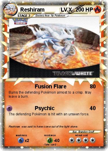 Pokemon Reshiram           LV.X