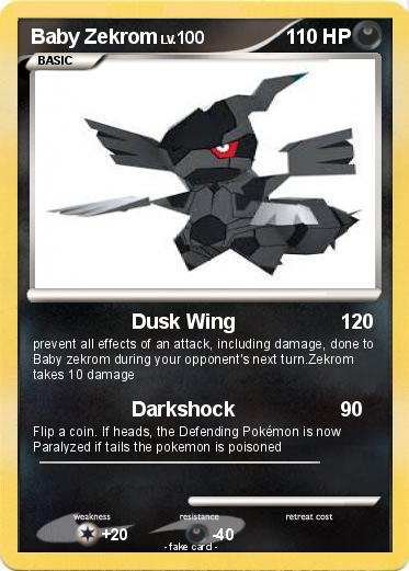 Pokemon Baby Zekrom