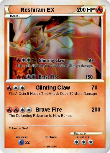 Pokemon Reshiram EX