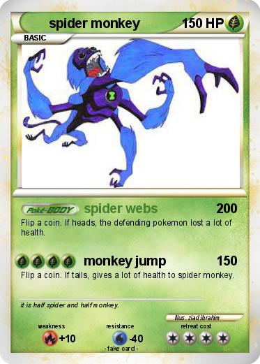 Pokemon spider monkey