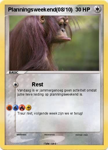 Pokemon Planningsweekend(08/10)