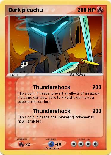 Pokemon Dark picachu