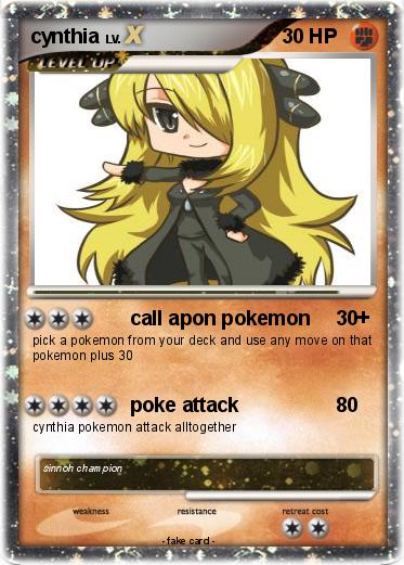Pokemon cynthia