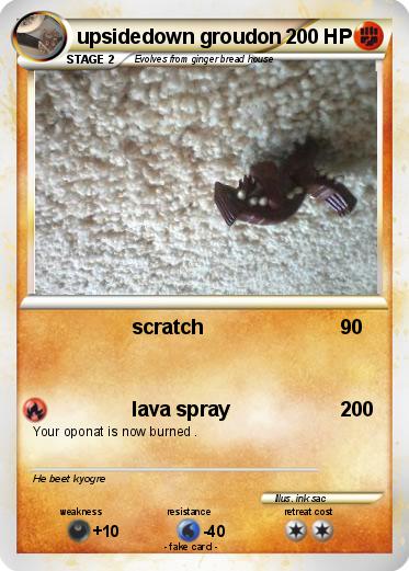 Pokemon upsidedown groudon