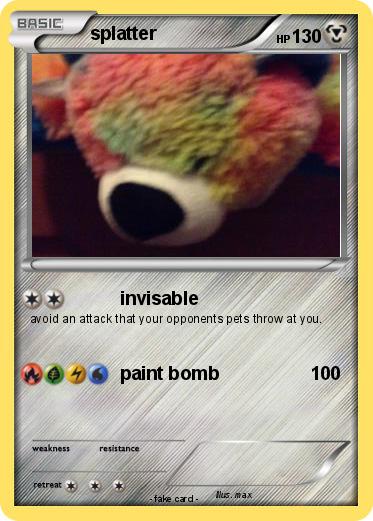 Pokemon splatter