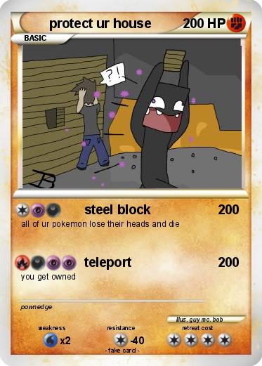 Pokemon protect ur house