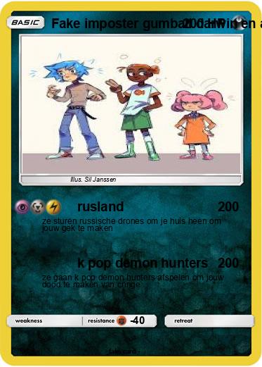 Pokemon Fake imposter gumball darwin en anais