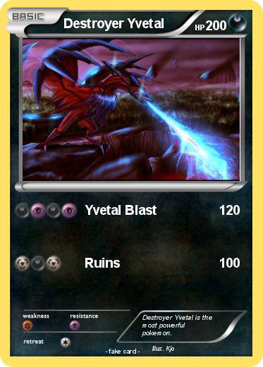 Pokemon Destroyer Yvetal