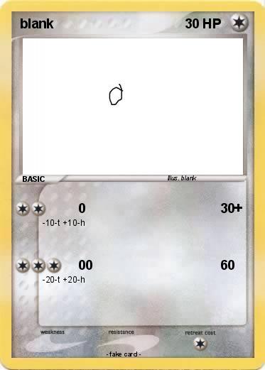 Pokemon blank
