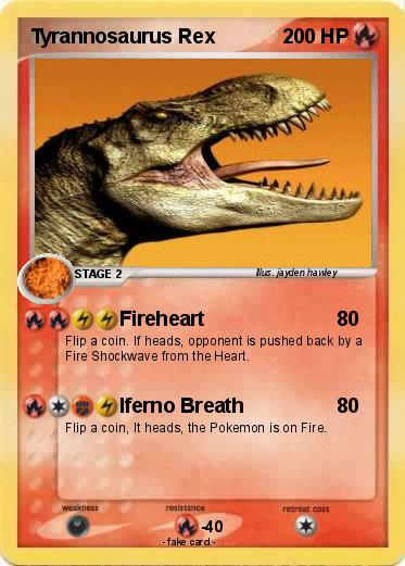 Pokemon Tyrannosaurus Rex Pokemon Tyrannosaurus Rex