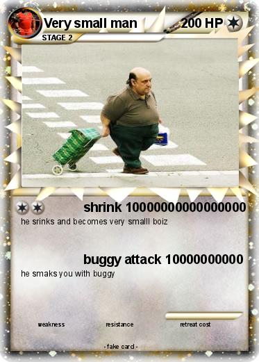 Pokemon Very small man
