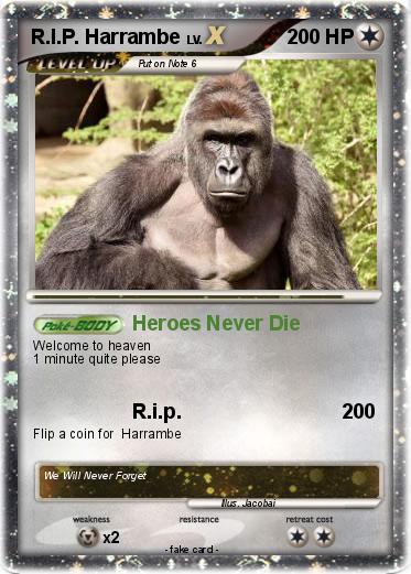 Pokemon R.I.P. Harrambe