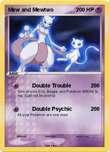 Pokemon Mew and Mewtwo