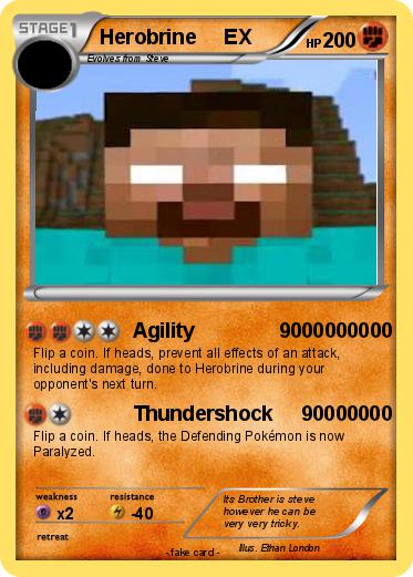 Pokemon Herobrine     EX