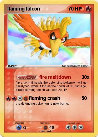 Pokemon flaming falcon