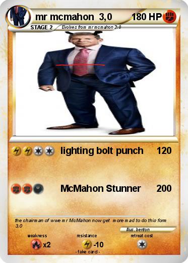 Pokemon mr mcmahon  3,0