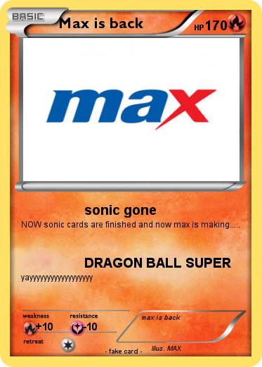 Pokemon Max is back