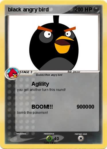 Pokemon black angry bird