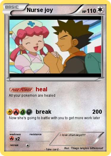 Pokemon Nurse joy