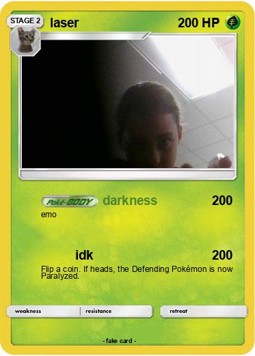 Pokemon laser