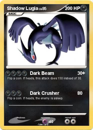 Pokemon Shadow Lugia