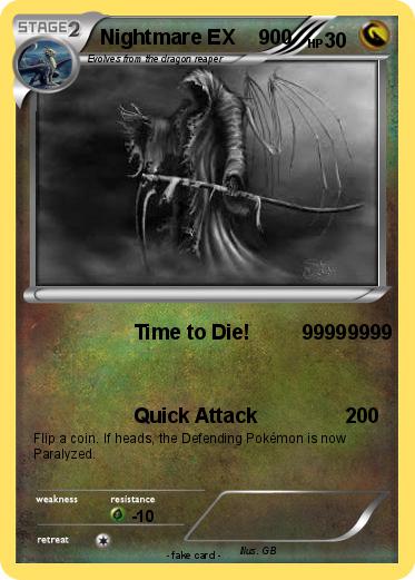 Pokemon Nightmare EX    900
