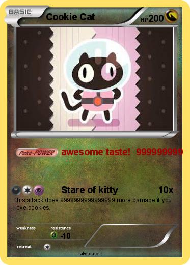 Pokemon Cookie Cat