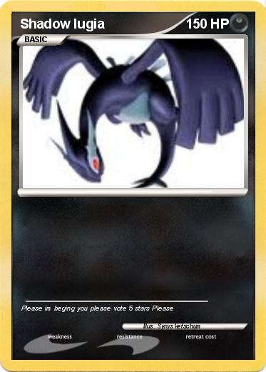 Pokemon Shadow lugia