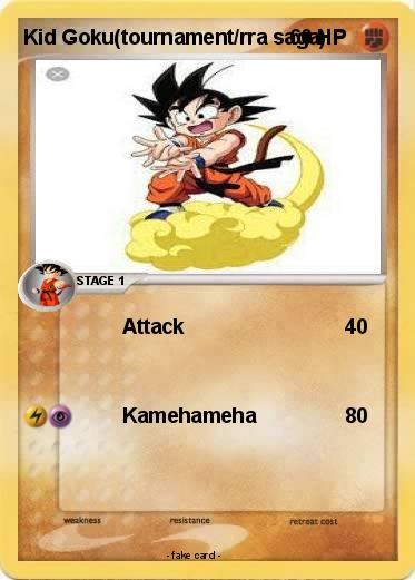 Pokemon Kid Goku(tournament/rra saga)