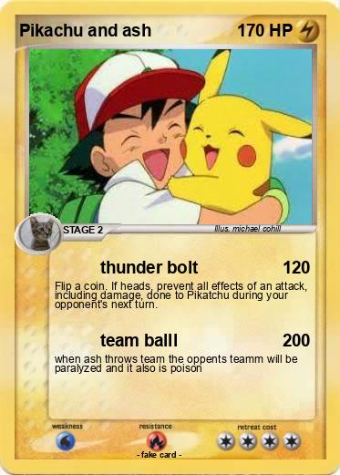 Pokemon Pikachu and ash